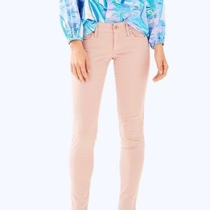 Lilly Pulitzer Worth Skinny Pants in Rose Size 6